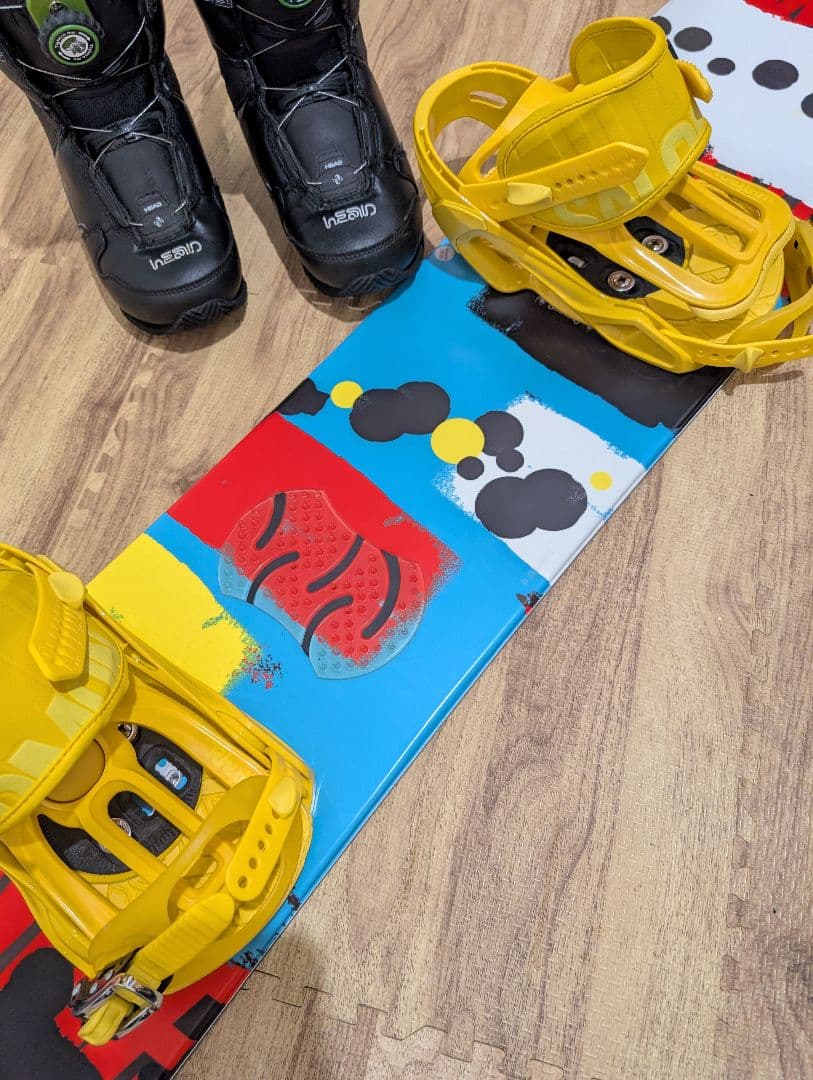 キッズスノーボード　128cm HEAD オールセット