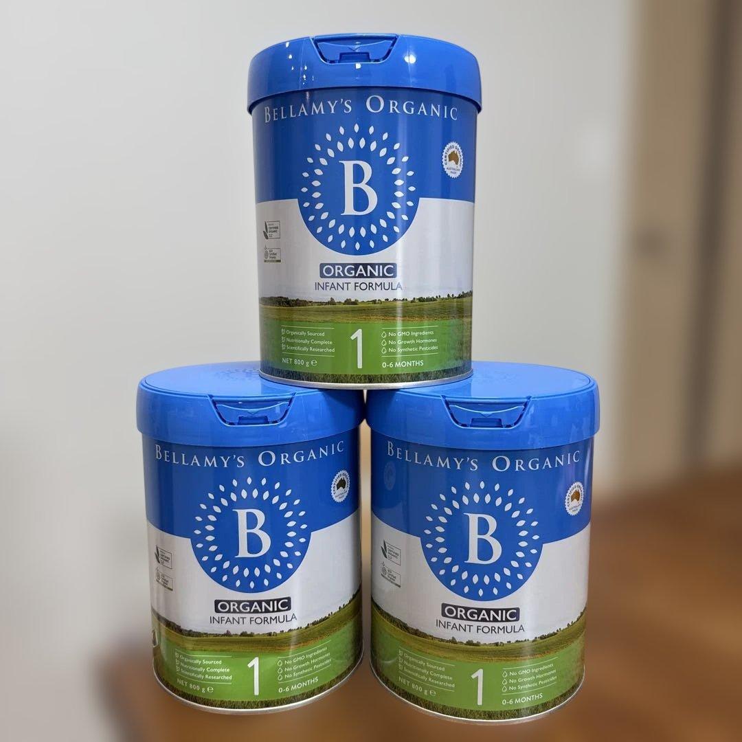 ベラミーズ1 オーガニック粉ミルク3缶