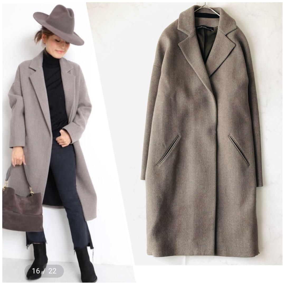 美品✨️ドゥーズィエムクラス　32 PARADIS　サイドファスナー　コート　S