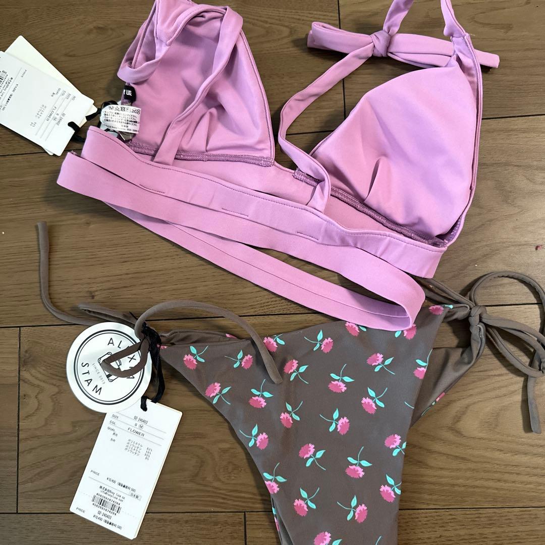 ALEXIA STAM セパレート水着 ピンク花柄