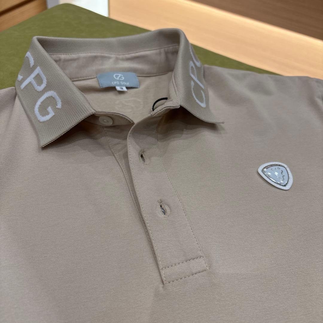 CPG GOLF ベージュ ポロシャツ