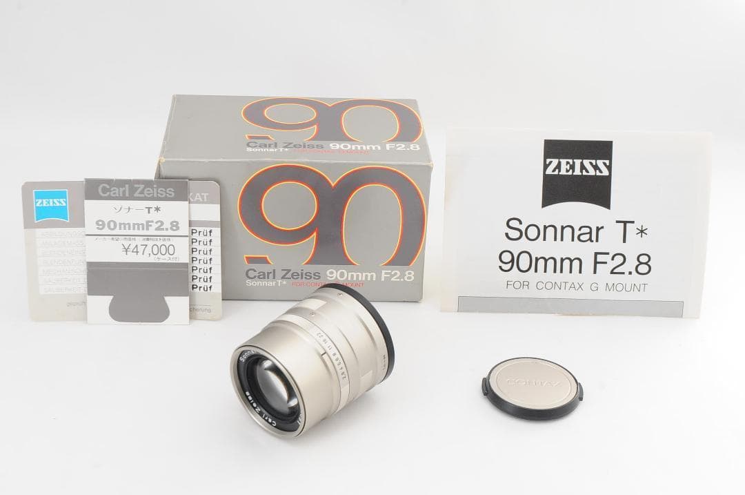 箱付 CarlZeiss Gマウント Sonnar T* 90mm F2.8