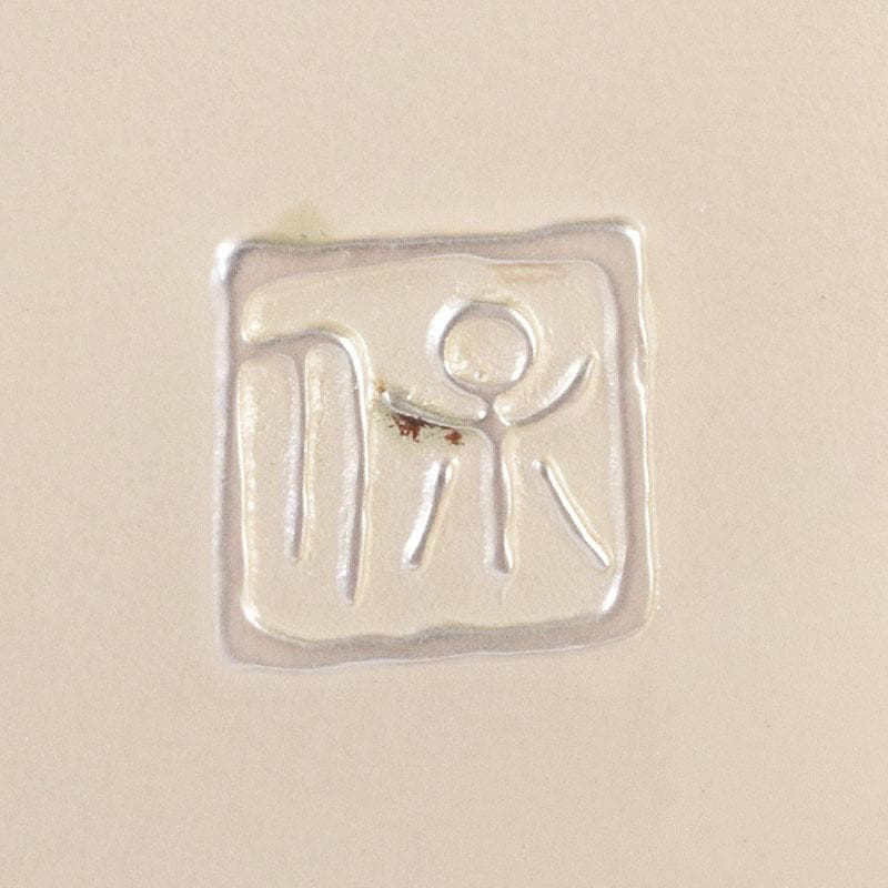 わんわん　尾長保漆レリーフ電鋳製　ほたるいか渚の幻想シリーズMR9187B