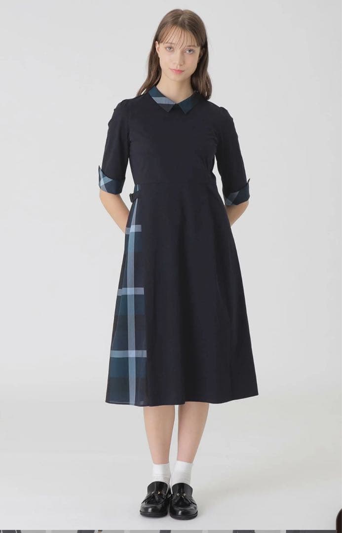 今期新作 ブルーレーベルクレストブリッジのワンピース