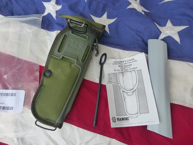 米軍実物 M-12 ホルスター　ベレッタ 92F BIANCHI ビアンキ　55
