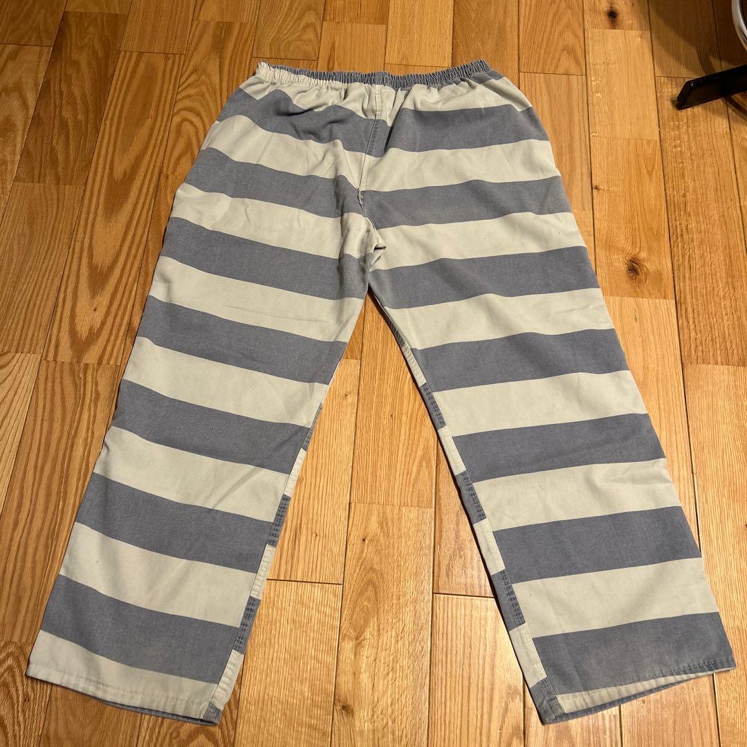 80s ビンテージプリズナーパンツprisoner jail 囚人服