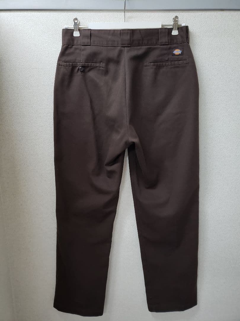 90.00s Dickies　ディッキーズ　ブラウン　チノパンW34 メキシコ製