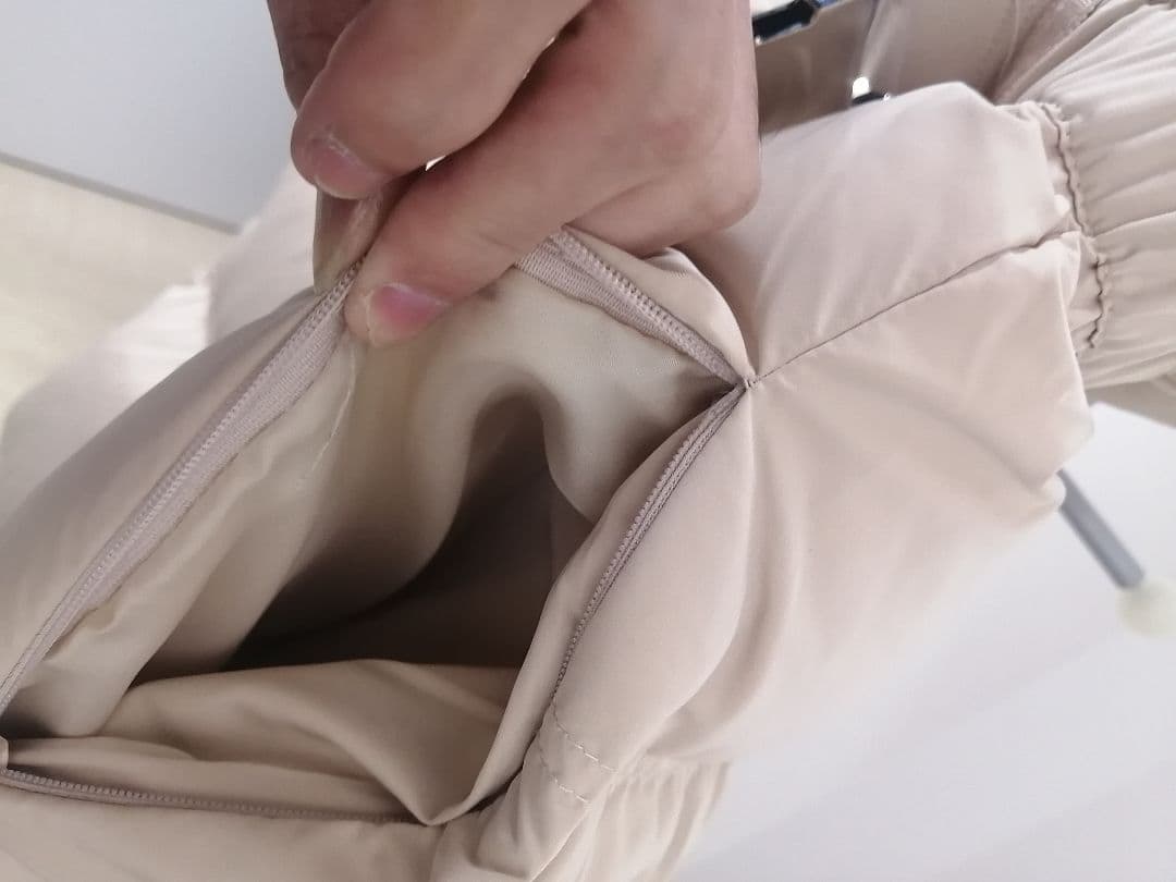 n*6様 DOUBLE J　ベージュ ダウンコート フード付き　レディース服