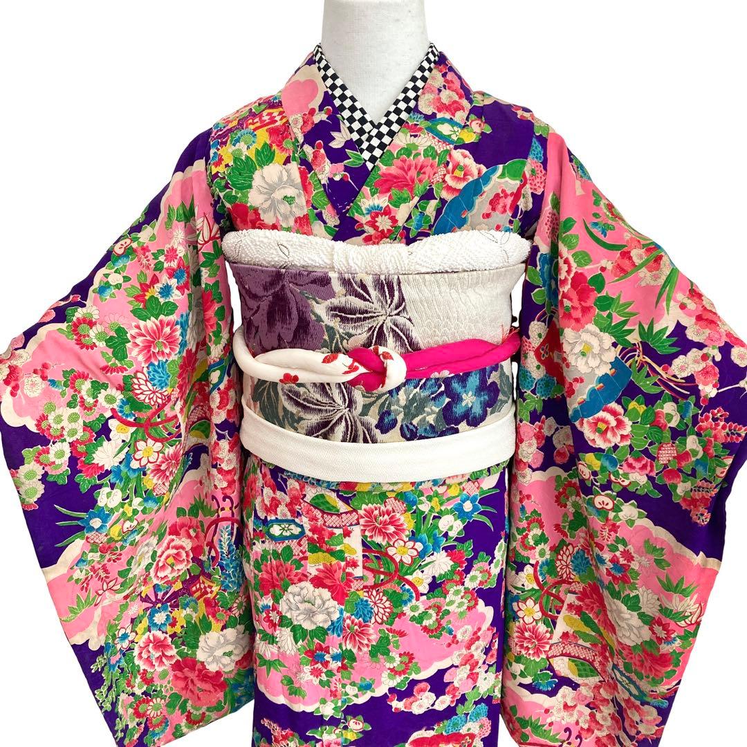 ★専用です★アンティーク女の子 子供着物 七五三 アンティーク着物 NO100