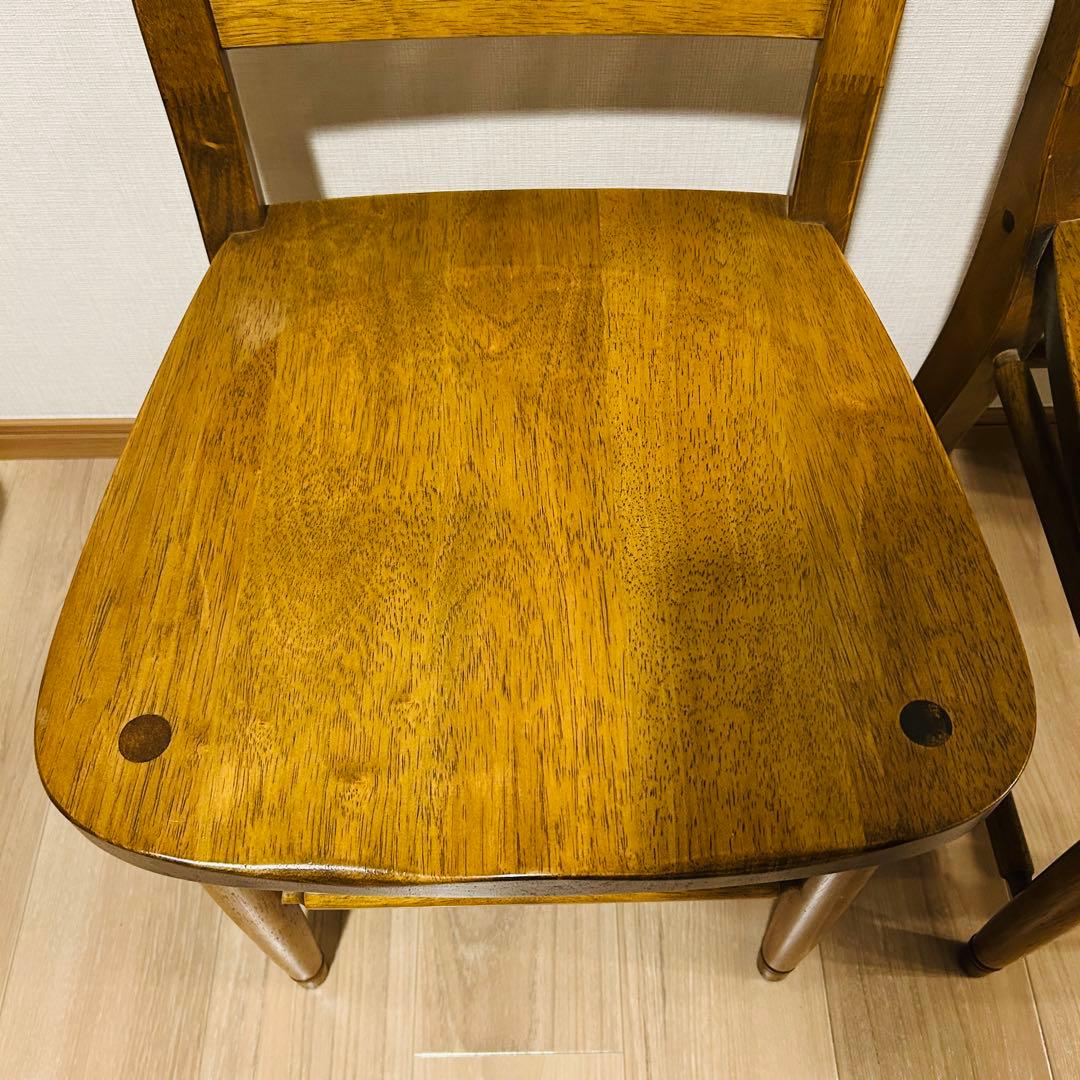 【2脚セット】ウィンザーチェア 木製椅子 アンティーク調 ヴィンテージ