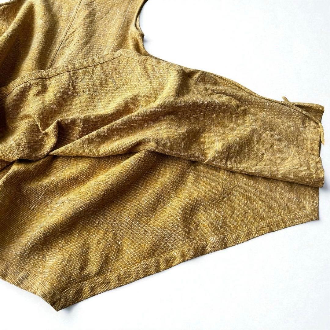 うさとの服　usaato 草木染め　チュニック　トップス　変形　ヘンプ