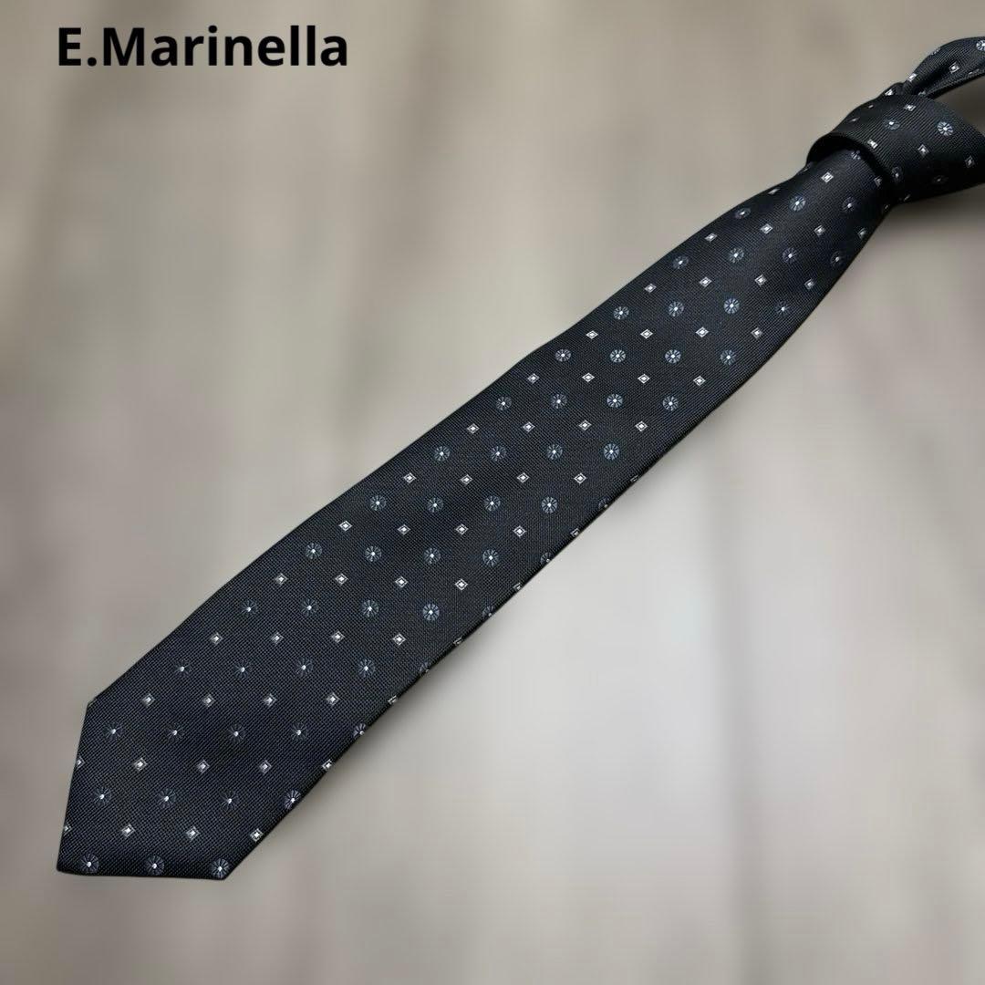 E.marinella マリネッラ ネクタイ グレー系 美品