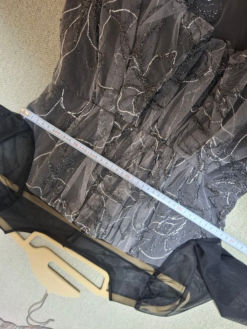 レースペプラムドレス　 パーティードレス