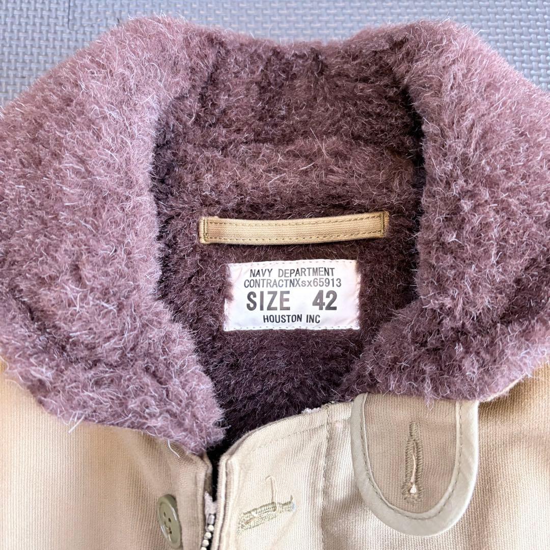 HOUSTON 51131 N-1 デッキジャケット アルパカライニング 42