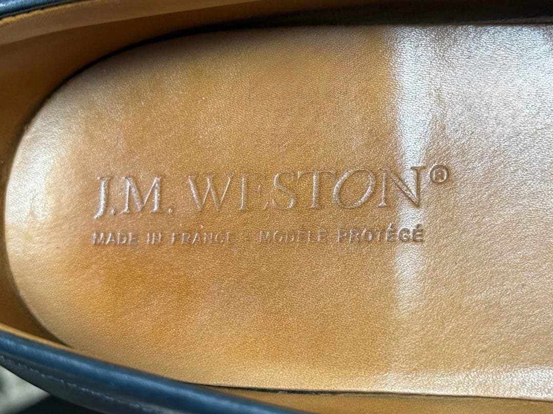 J.M.WESTON　#180　シグネチャーローファー　6　ネイビー　11ラスト