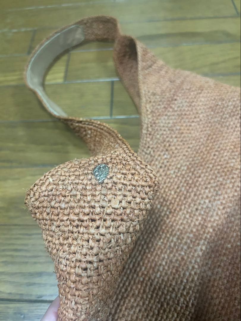 ヘレンカミンスキー　ラフィア　カゴバッグ　ワンショルダー