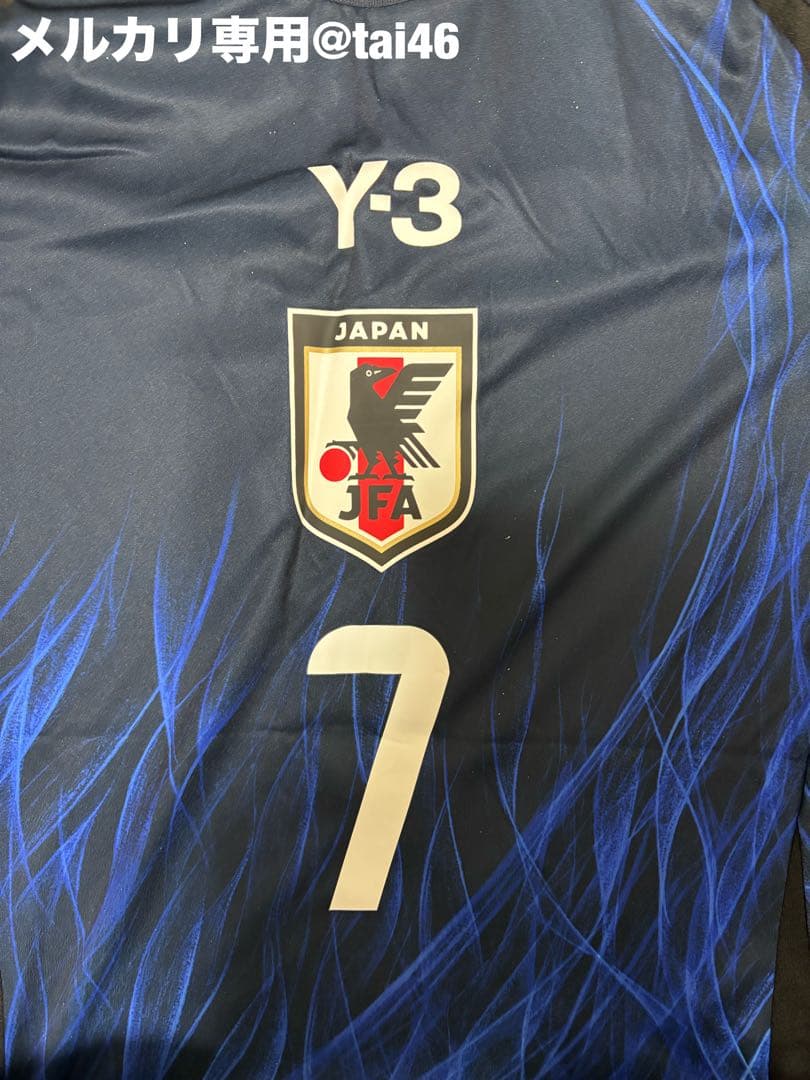 Y-3 日本代表三苫薫選手サイン入りレプリカTシャツ　S