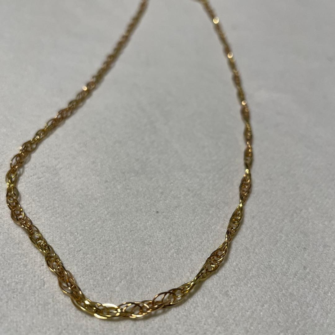 18kスクリュチェーンネックレス 5.0g