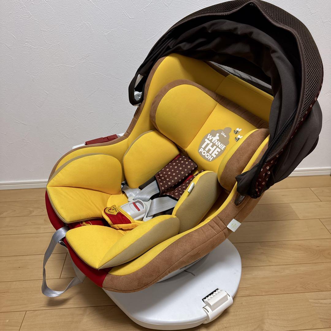 くまのプーさん チャイルドシート ISOFIX ターンシート DN-1002