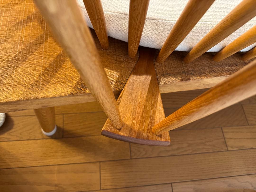 クレオパトラ　ナガノインテリア　天然木ソファー（3人掛け）