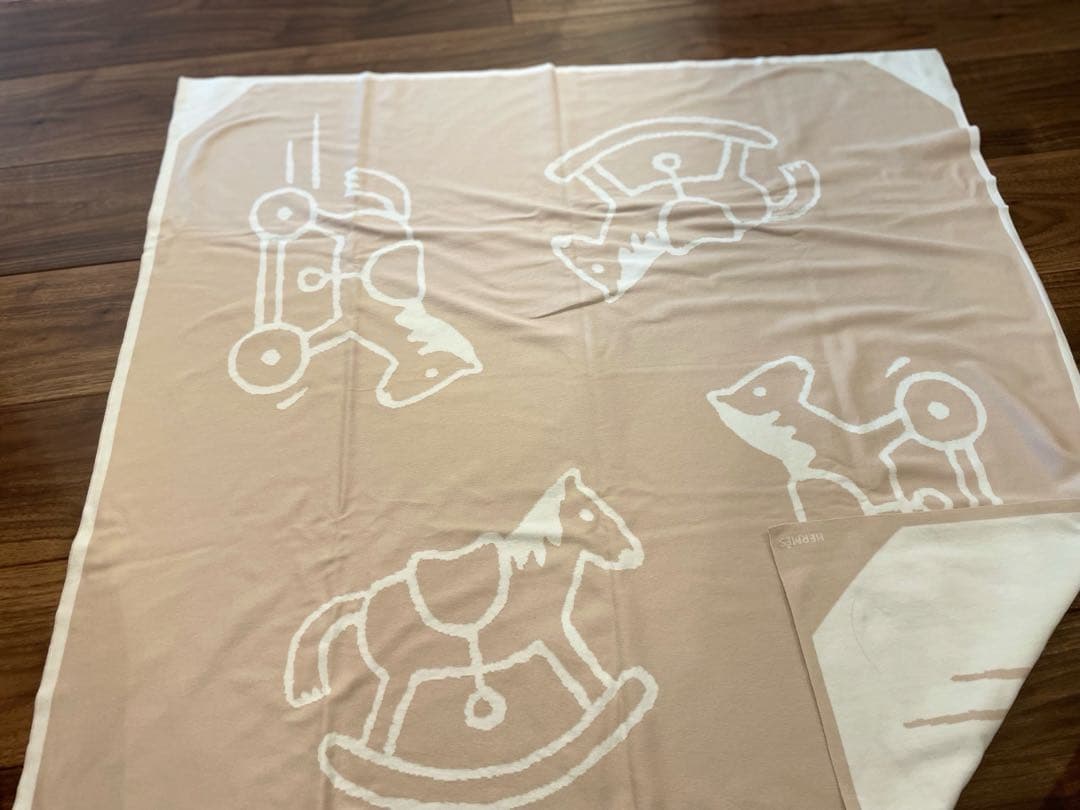 ＊未使用！HERMES ベビーブランケット 木馬＊