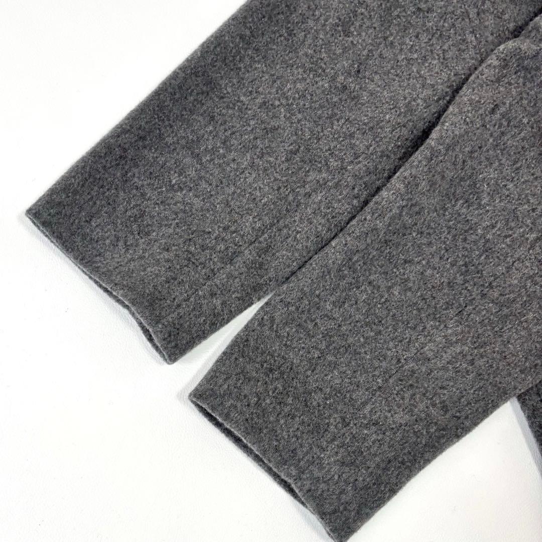 mizuiroind ミズイロインド ウール スタンドカラー コート ロング