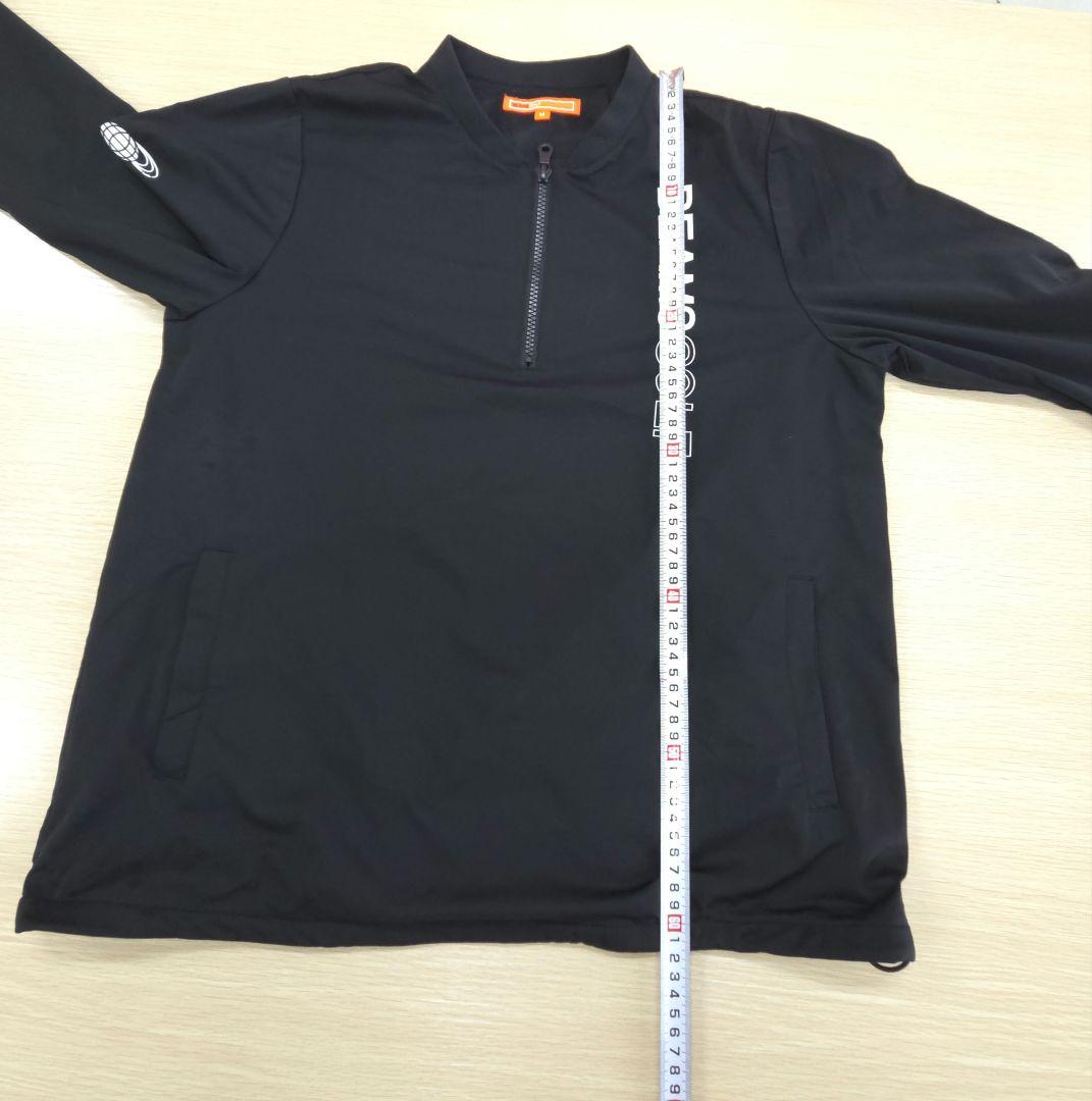 90. BEAMSGOLF ハーフジップ防風撥水ピステ