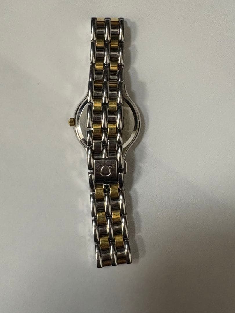 【中古】OMEGA DeVille 腕時計 ゴールド/シルバー　レディース