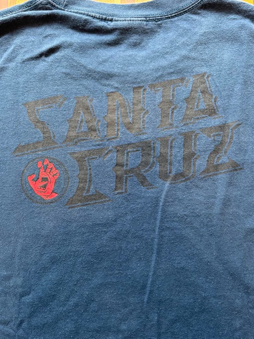 サンタクルーズ 00s NHS黒タグ 激レア赤ハンド　ロンT