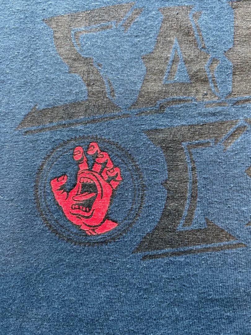 サンタクルーズ 00s NHS黒タグ 激レア赤ハンド　ロンT