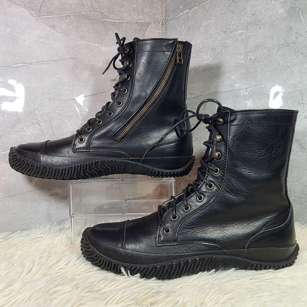 L【SPINGLE MOVE】レースアップブーツ　サイドジップ　SPM-419