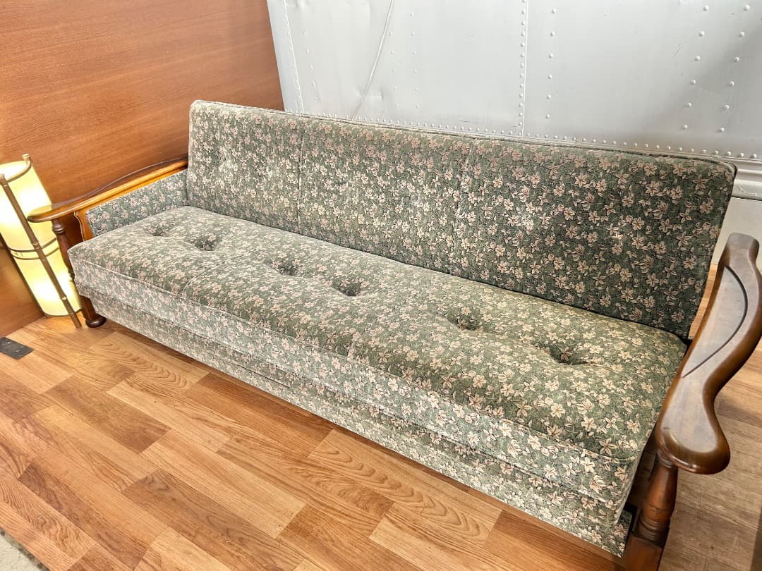 つかさソファ　ソファベッド　アンティーク　オシャレ　かわいい　2人　3人