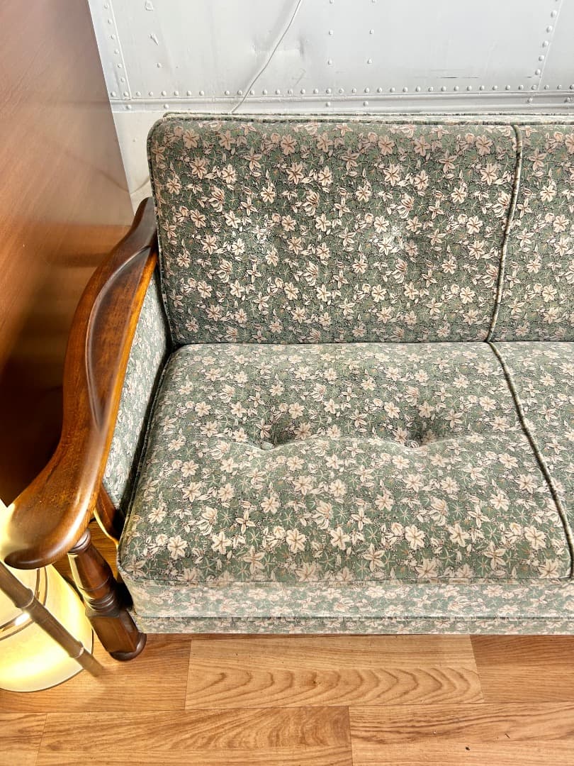 つかさソファ　ソファベッド　アンティーク　オシャレ　かわいい　2人　3人