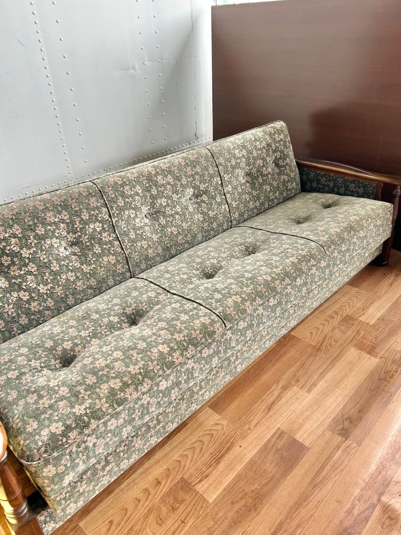 つかさソファ　ソファベッド　アンティーク　オシャレ　かわいい　2人　3人