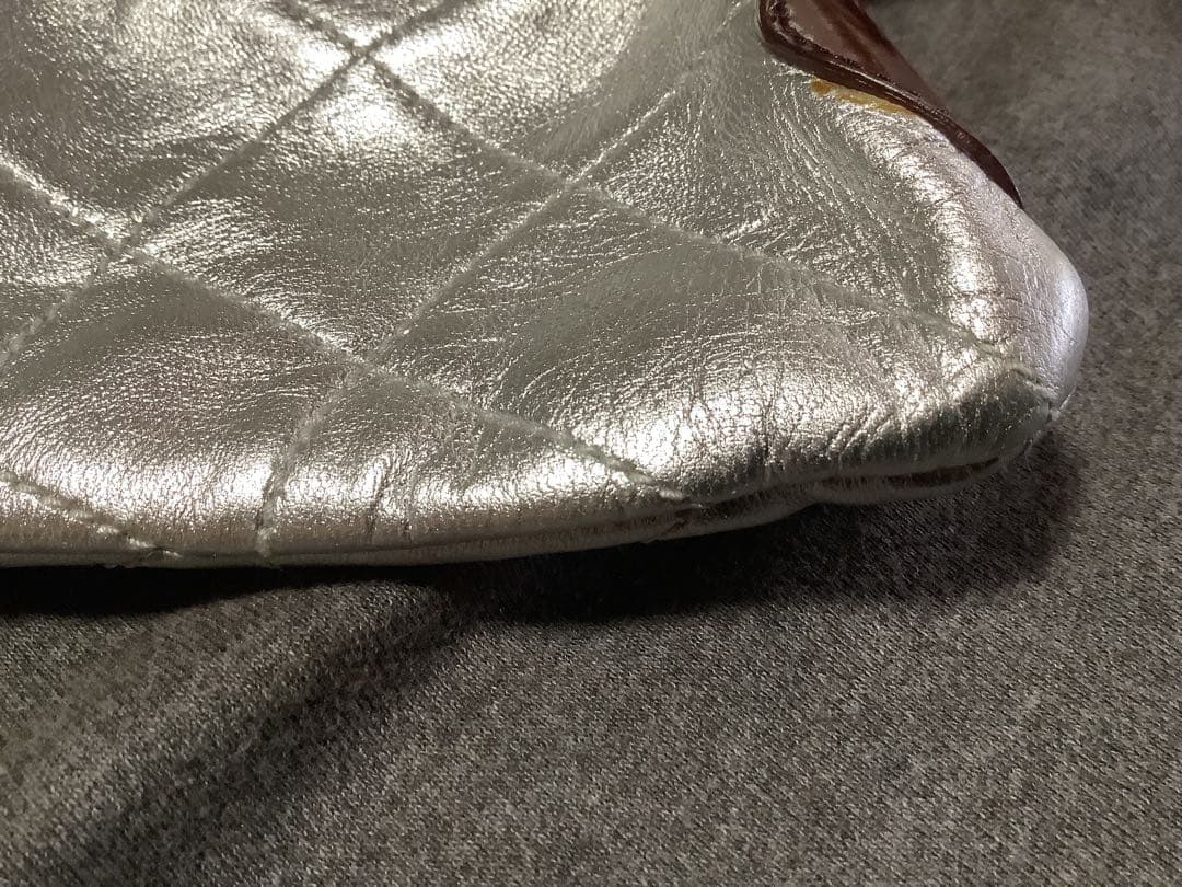 PRADA プラダ 希少 パーティバッグ ショルダー シルバー