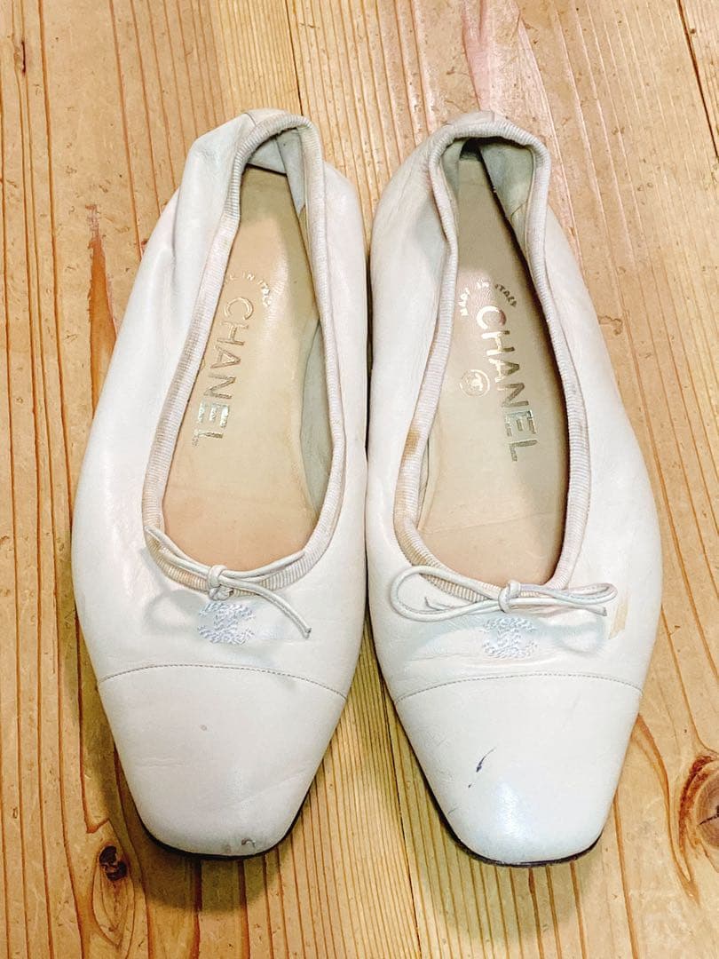 CHANEL シャネル　フラットシューズ　バレーシューズ　ヴィンテージ レア