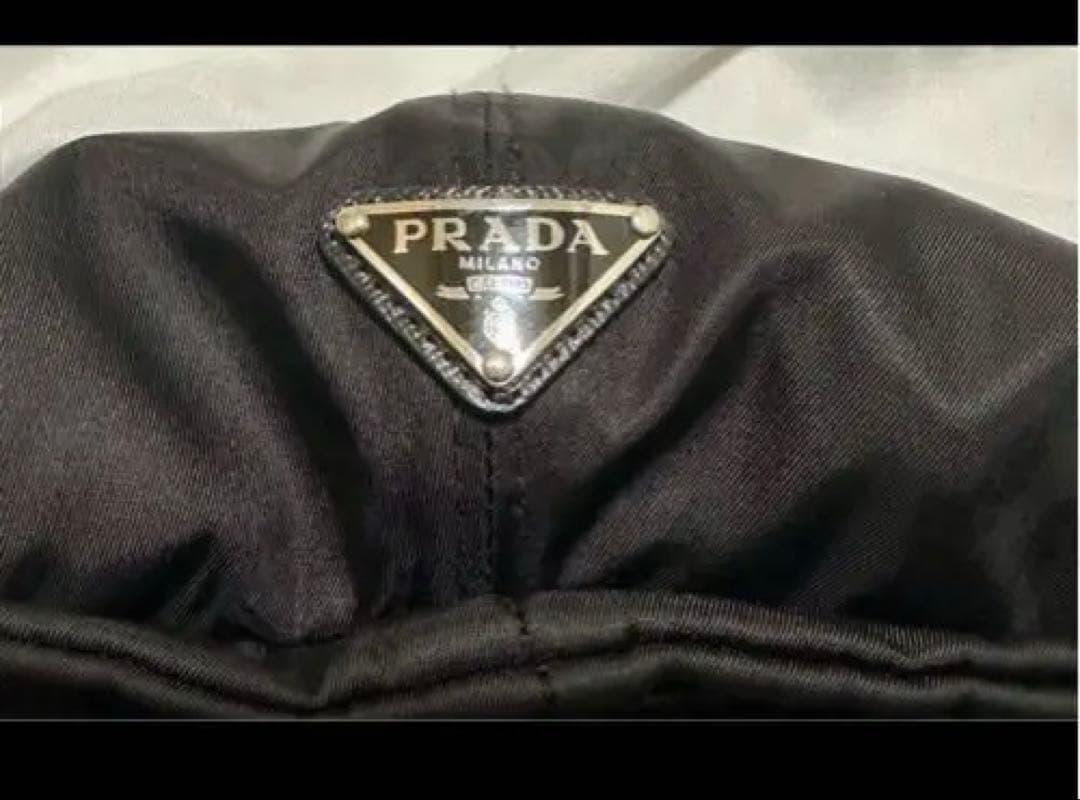 本日24時まで　プラダ　PRADA 帽子 エコナイロン キャスケット　ベレー帽