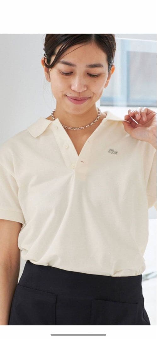 「⭐︎値下げ」「新品未使用」IENA ラコステ 別注 ポロシャツ「売り切れカラー」