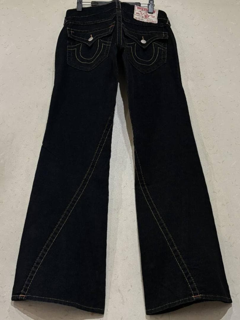 トゥルーレリジョン JOEY コーデュロイ パンツ ブラック 未裾直米国製 31