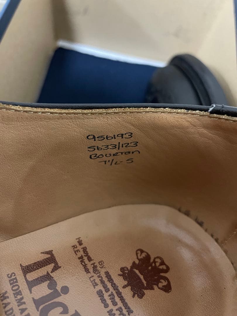 値下【美品中古】トリッカーズ／Tricker’s／バートン／セブンハーフ 7h