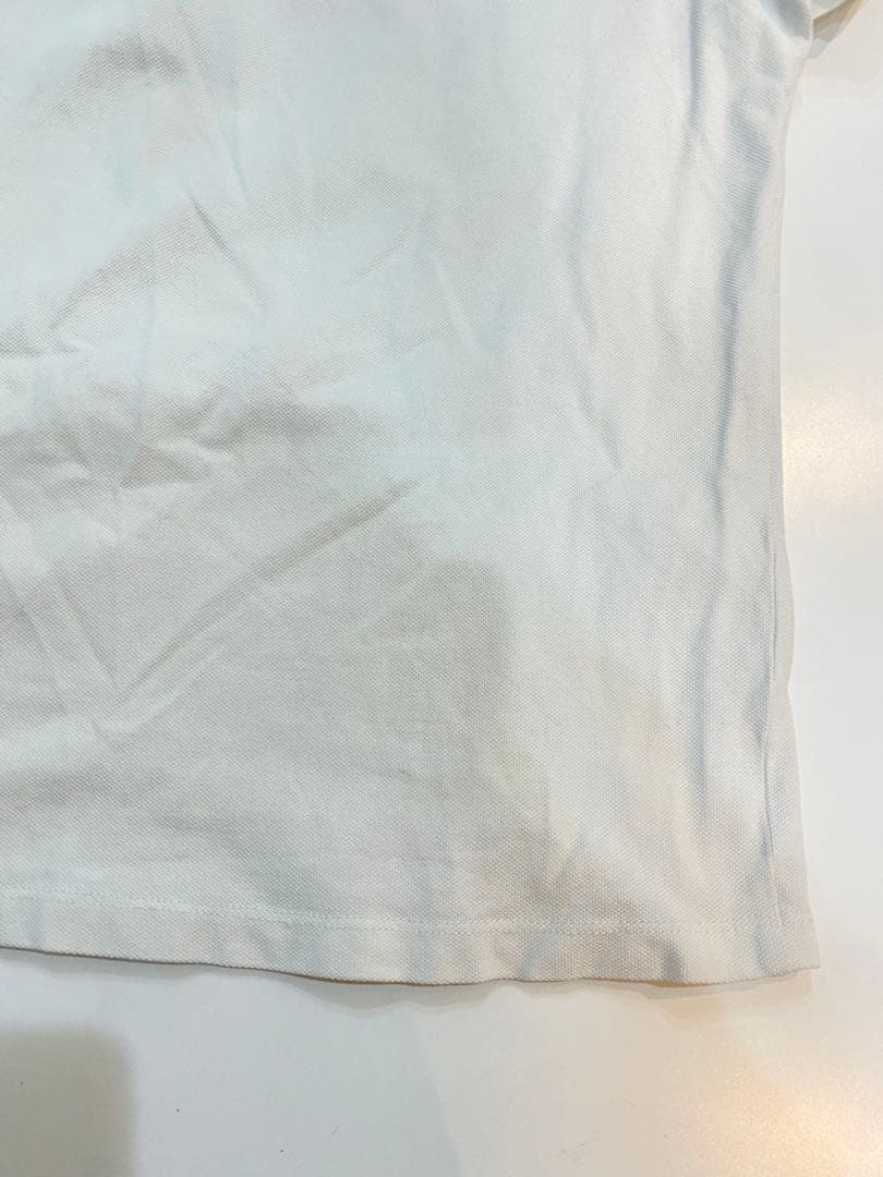 sh2174 MONCLER モンクレ　ホワイト ポロシャツ　メンズ　ゴルフ