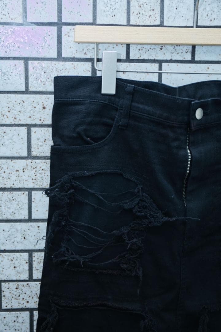 クリスチャンダダ CHRISTIAN DADA デストロイハーフパンツ