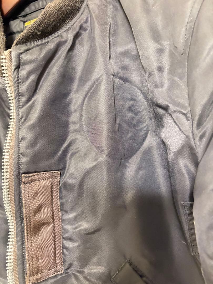 も*り様 Buzz Rickson'sウィリアムギブソンBLACK MA-1