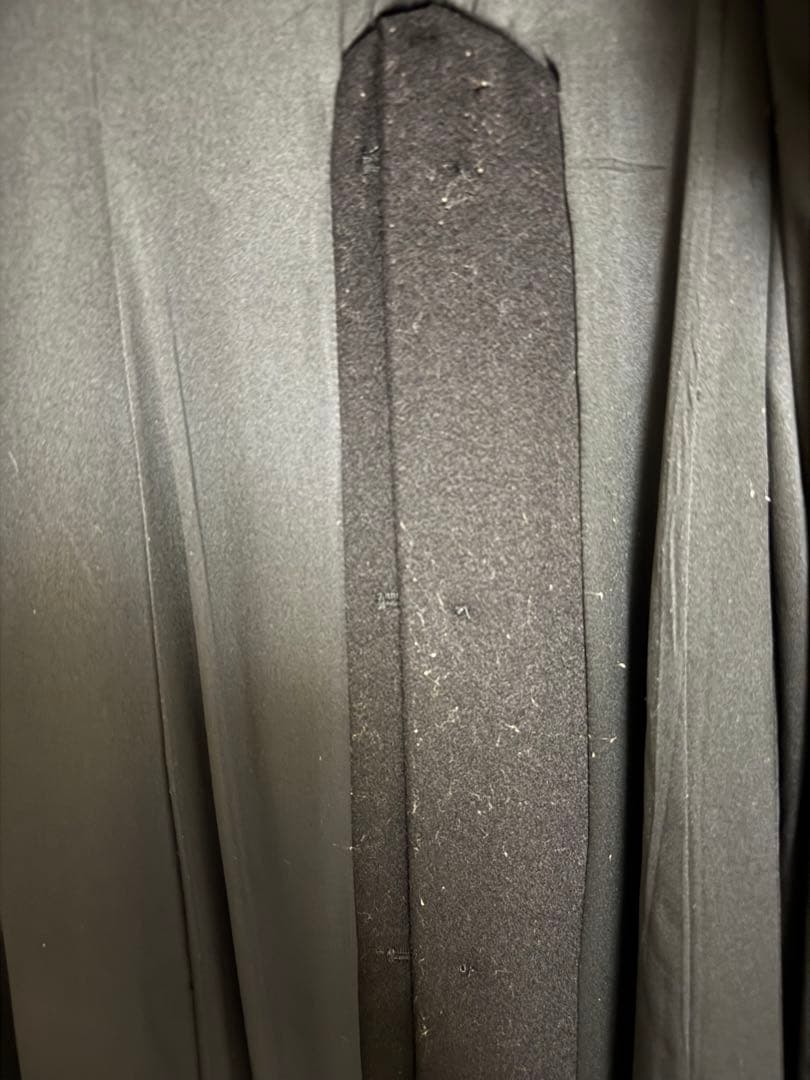 rienda ウールMIXクラッシィドレスコート （BLK）