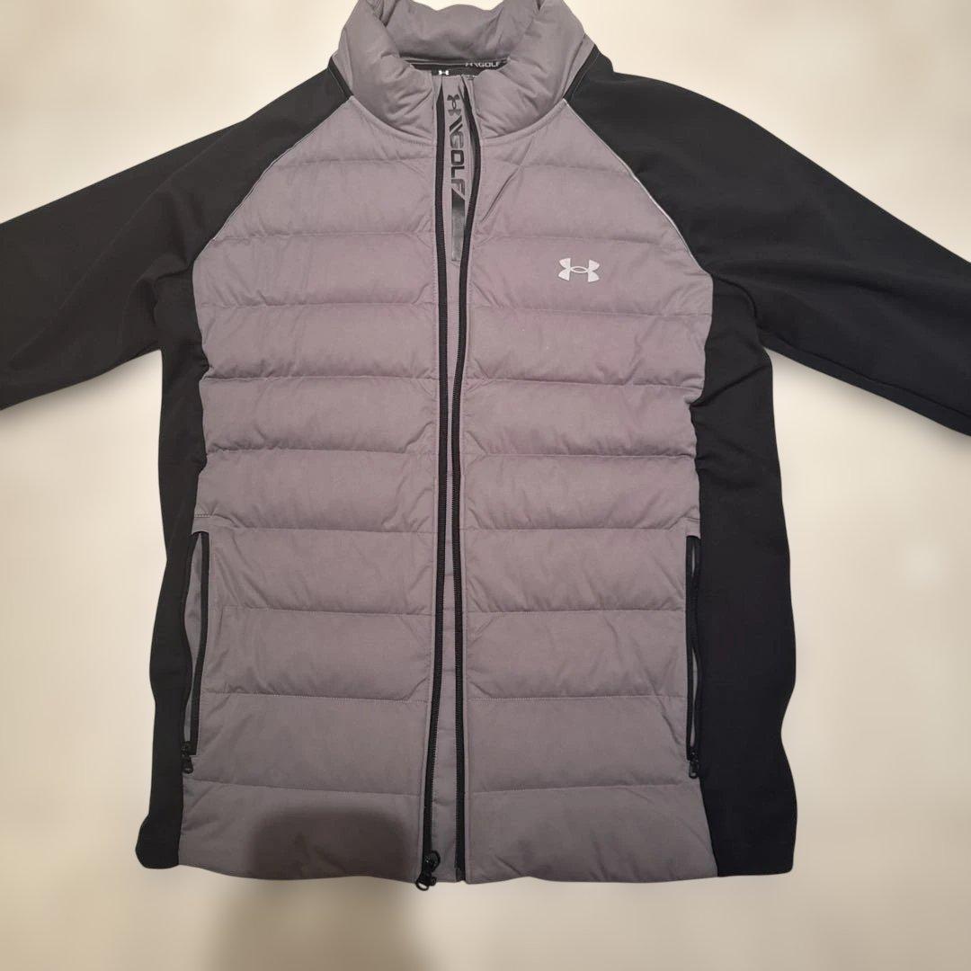 アンダーアーマー　ゴルフ　ウーブンアウター ダウン　ハイブリッド　メンズ