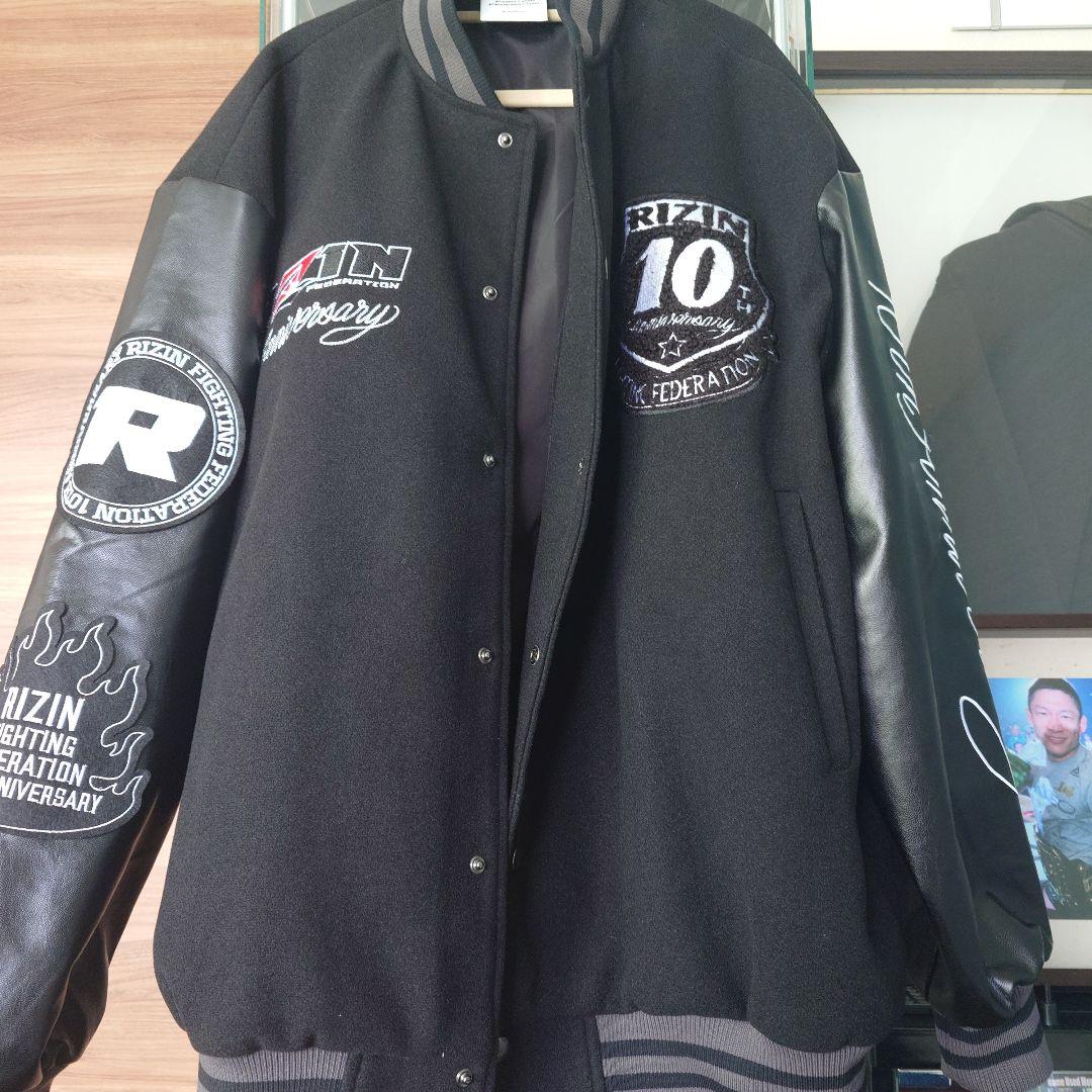 RIZIN 10周年記念 スタジャン ブラック