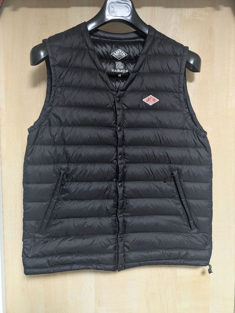 専用Danton クルーネックインナーダウンベスト size42
