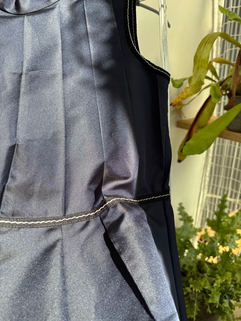 【セール】MARNI マルニ ノースリーブ ひざ下丈 ワンピース ネイビー XS