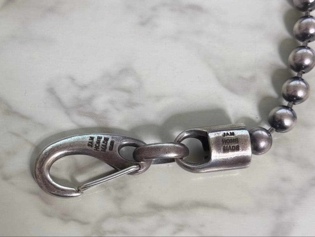 jam  made ウォレットチェーン ボール シルバー925