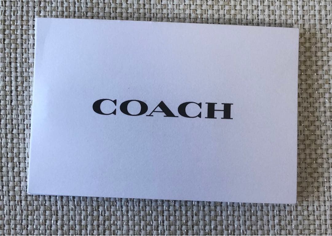 極美品【COACH】コーチ スモール ジップ アラウンド カード ケース